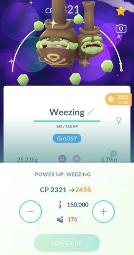 Pokemon shiny weezing pvp 2500 - pvp,