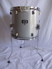 TAMBURO T5 SLSK 13"x 13" timpano per batterìa sparkle silver in Poplar  USATO