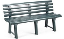 Panchina da Giardino in Plastica 145 x 49 x 74 h cm Panca da Giardino IPAE 49001