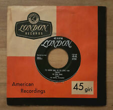 TEDDY BEARS TO KNOW HIM IS TO LOVE HIM PHIL SPECTOR LONDON 7" ITALY ROCK'N'ROLL 