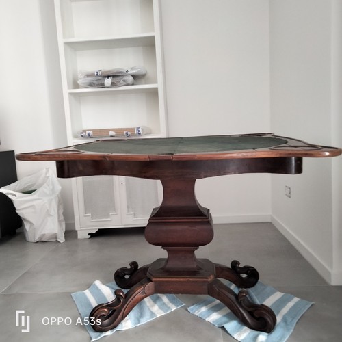 Tavolo antico legno gioco - tavolo,