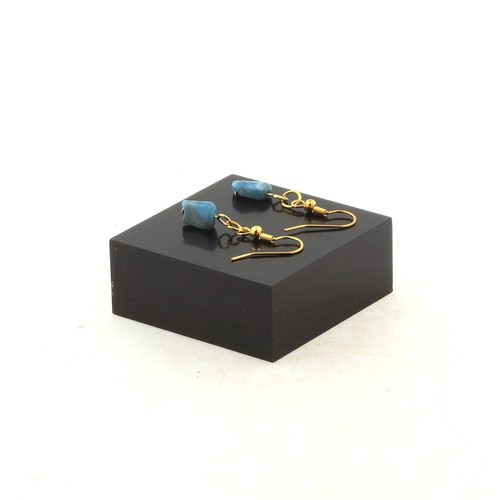 Orecchini perla apatite blu - orecchini, 1