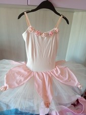 Ragazza Vestito Da Balletto Tutu Body Danza Bambina Classica Balletto Abito, Y-0