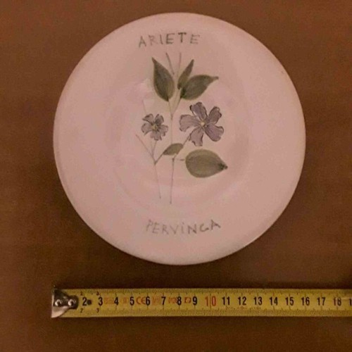 Piatto ceramica faenza ariete - piatto,