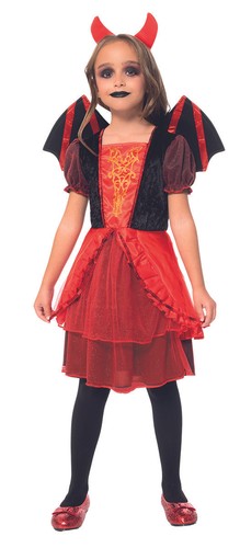 Costume bambina diavoletta - costume,
