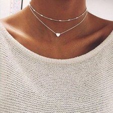 Collana doppia donna cuore - collana,