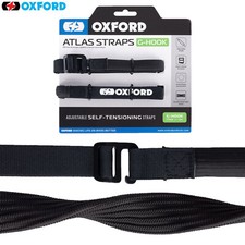 Oxford ROK332 Cinghie bagaglio moto ROK pendolari nero riflettente 12 mm