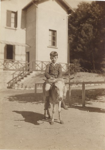 Francia ragazzo asino - un,