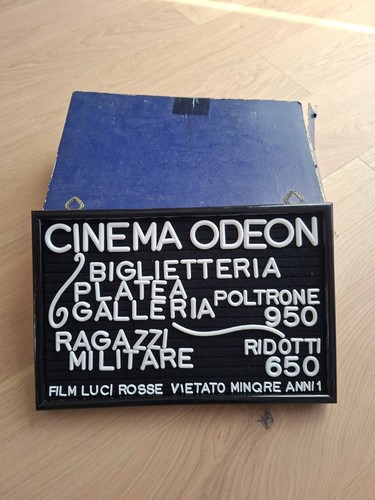 Listino prezzi cinema vintage