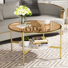 Tavolino Da Caffè in Vetro Lucido, Tavolo Centrale Con Ripiano in Ardesia, Mobil