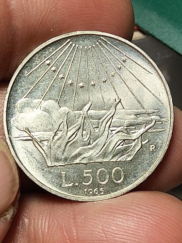 Italia 500 lire argento - italia,