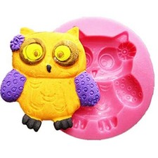 Stampo Silicone con Un Gufo