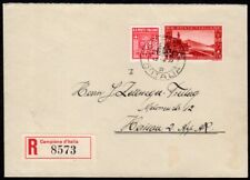 Campione d'Italia 1944 Raccomandata Viaggiata Valori Gemelli