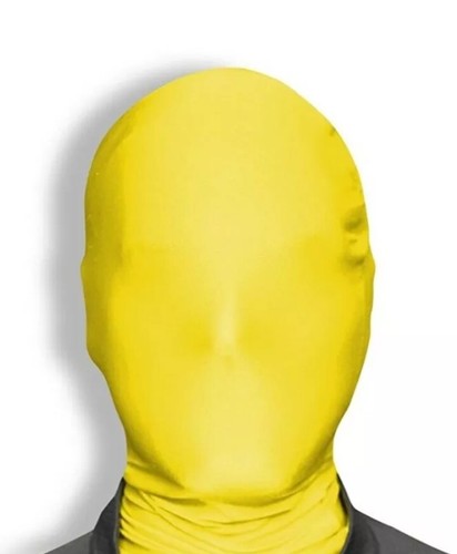 Maschera morphsuit gialla per - gialla,