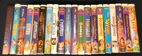 Lot disney movies vhs - of,