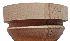 4 Piedini x mobile in faggio