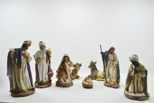 Set personaggi presepe - 8,