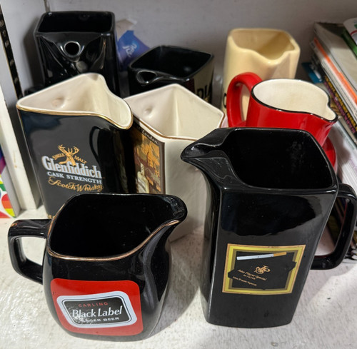 Various used ceramic pub - various, water