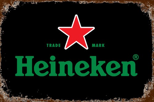 Targa latta heineken x - heineken, 30