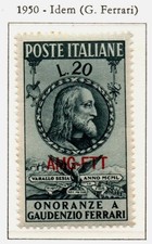 TRIESTE ZONA A AMG-FTT 1950 -