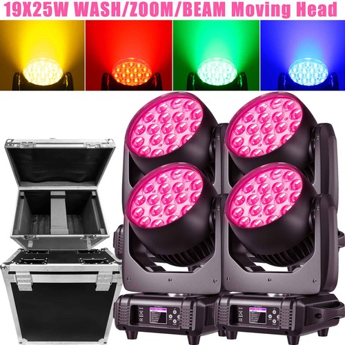 Led zoom beam wash 19x25w - zoom,
