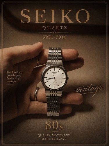 Ottimo seiko quartz 5931 7010 - ottimo,