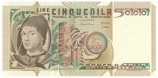 5000 LIRE RITRATTO D'UOMO