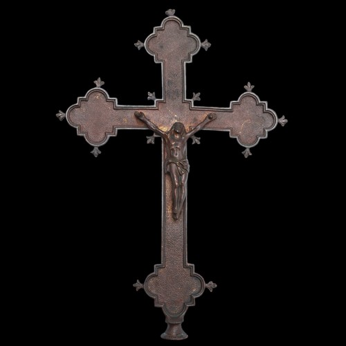 Cristo bronzo antico - bronzo, 1700