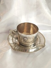 Tazza E Piattino Argenteria