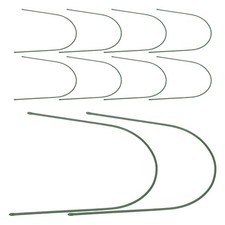  Cerchi per serra 10 pezzi: porta pellicola letti rialzati - telaio supporto giardino flessibile