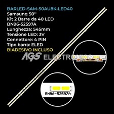 KIT 2 BARRE STRIP 40 LED TV