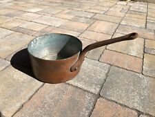#7,8" Dehillerin Paris pentola antica francese padella salsa manico rame stagnato rivettato