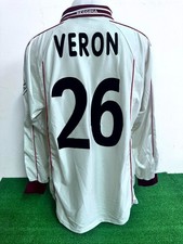 MAGLIA REGGINA VERON MATCH WORN SHIRT JERSEY CAMISETA VINTAGE 2000/2001 COA