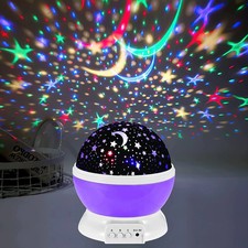Lampada Proiettore Stellare LED Colorato Notturna Relax Regalo Natale