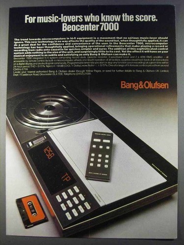 Pubblicità bang olufsen - &,