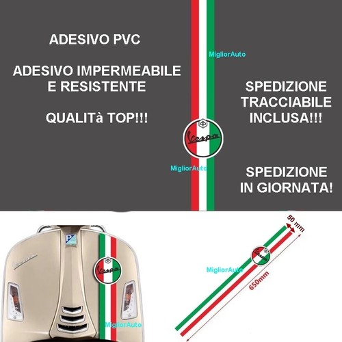 Adesivo vespa sticker bandiera - vespa,