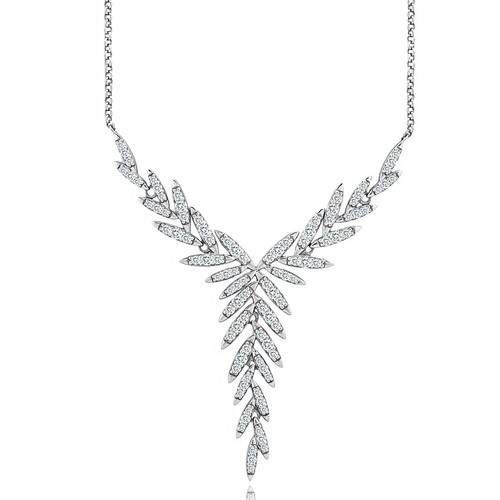 Collana rotonda cubica zirconi