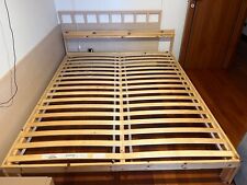 Rete nuova in legno per letto matrimoniale (Ikea) 