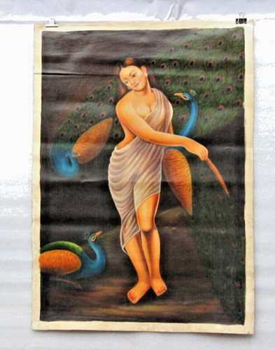 Antico ritratto tela - ritratto, pittura