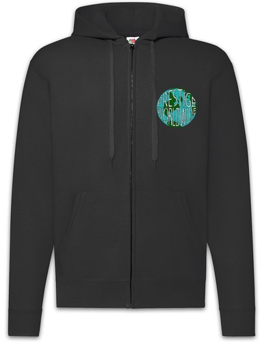 Felpa con cappuccio zip