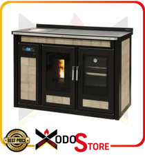 Termocucina pellet KLOVER SMART 120 PLUS MAIOLICA 23 kW - invia mail per sconto