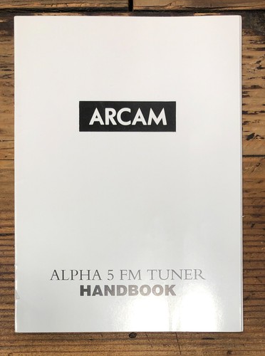 Sintonizzatore arcam alpha - sintonizzatore,