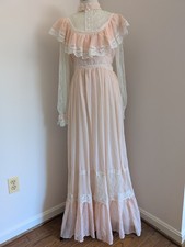 Abito vintage Gunne Sax rosa