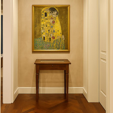 Tavolino teca in noce massello