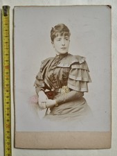 Vecchia Foto Albumina Donna