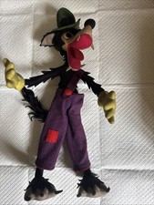 Ezechiele Lupo Disney Panno Lenci Fine Anni 50. Perfetto Stato .