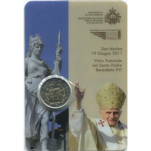 San marino euro 2011 papa - san,