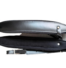 Fisarmonica nera vera pelle