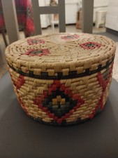 Cestino Con Coperchio Vintage