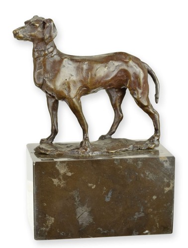 Scultura bronzo cane dopo - bronzo,
